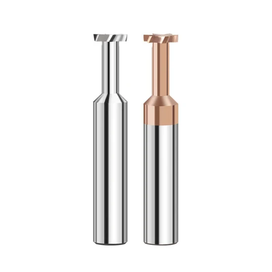 High Precision Slot Cutter Carbide CNC End Mill for Fluent Slotting T-Type Milling Cutter Solid Carbide Fresas Dovetail End Mill Metal Milling Cutter